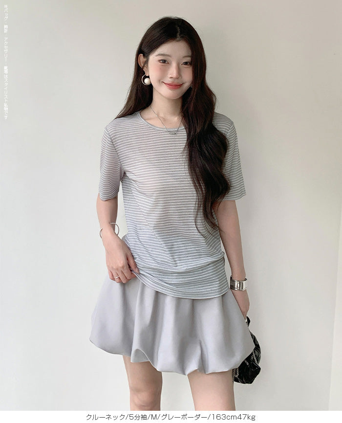 シアーロングスリーブTシャツ