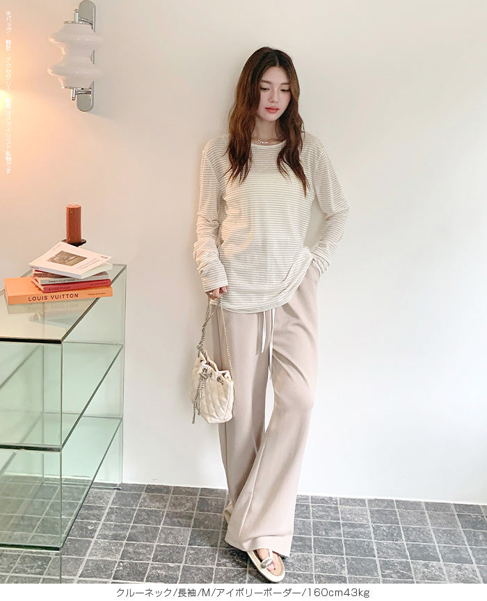 シアーロングスリーブTシャツ