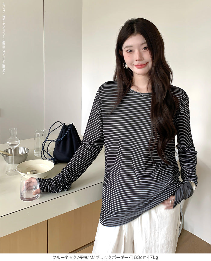 シアーロングスリーブTシャツ