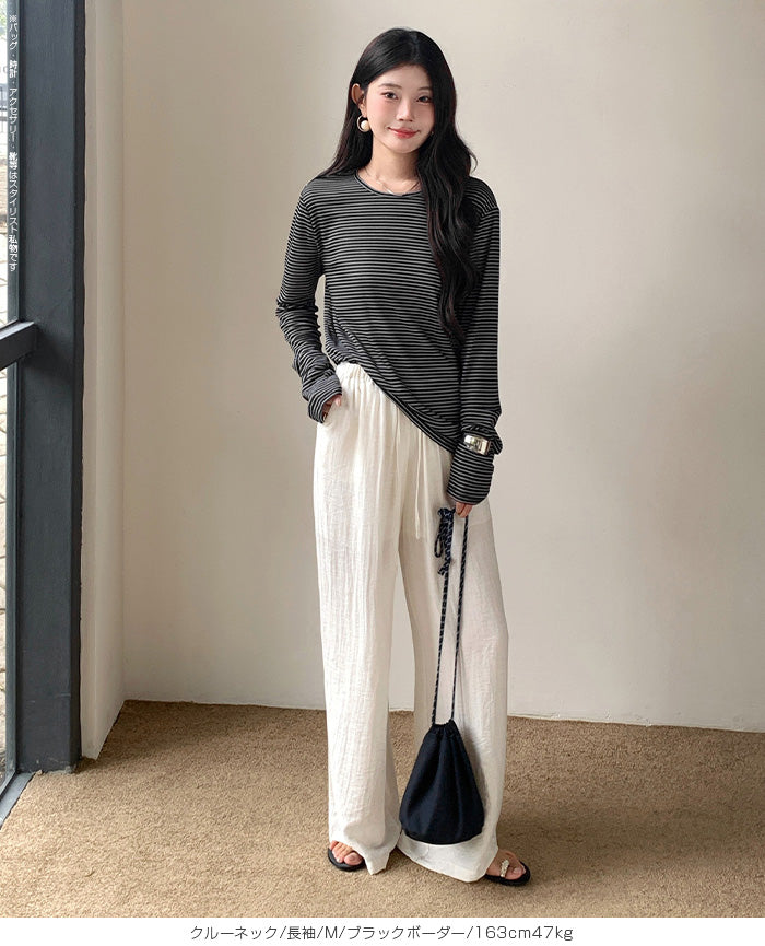 シアーロングスリーブTシャツ