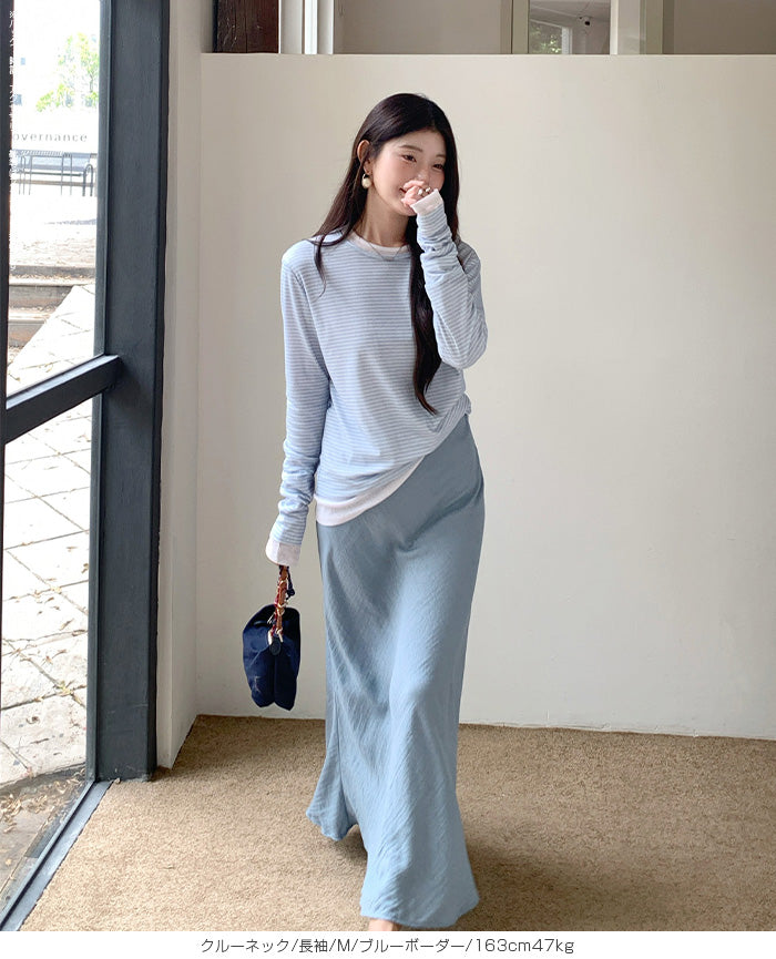 シアーロングスリーブTシャツ