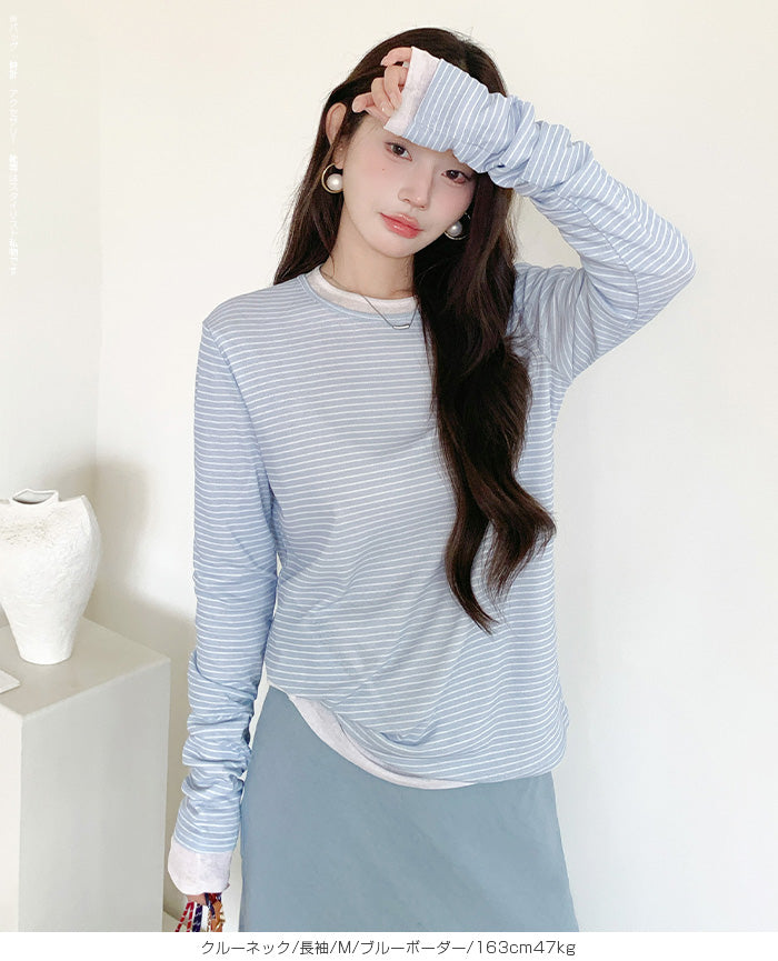 シアーロングスリーブTシャツ