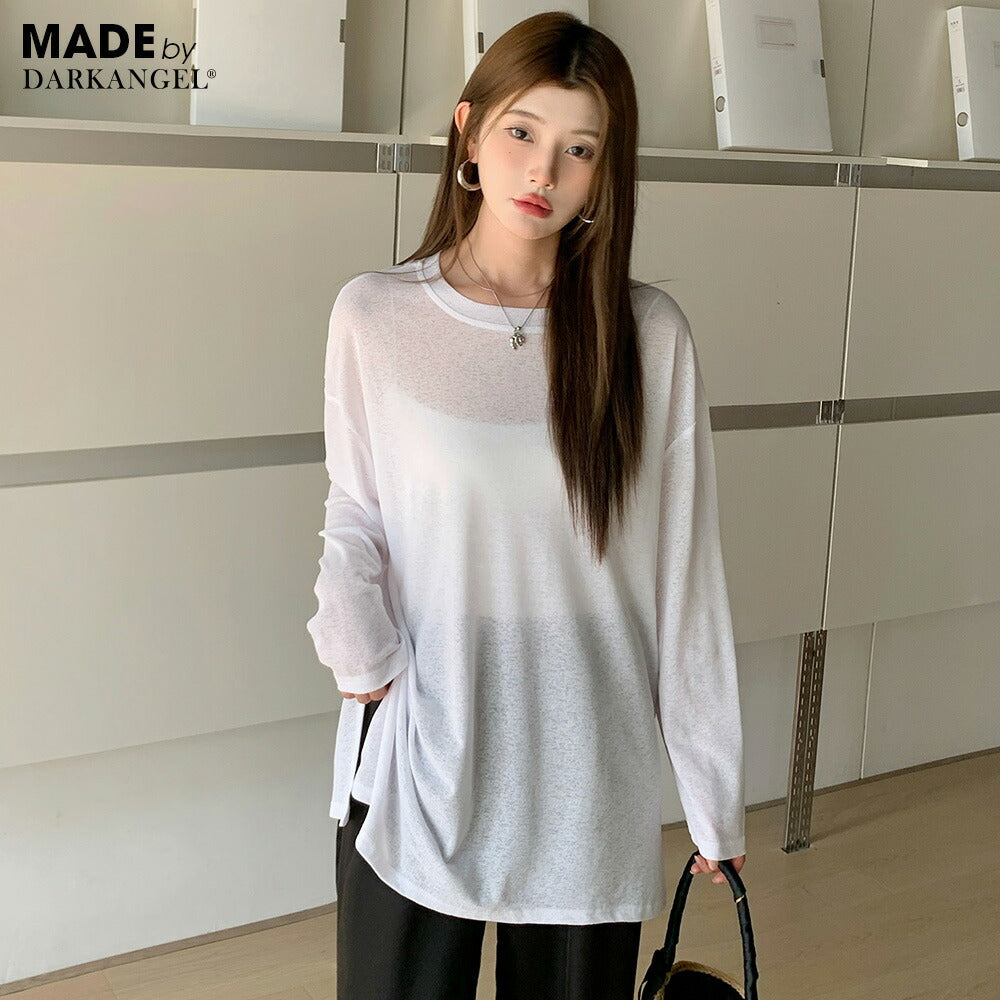シアーロングスリーブTシャツ