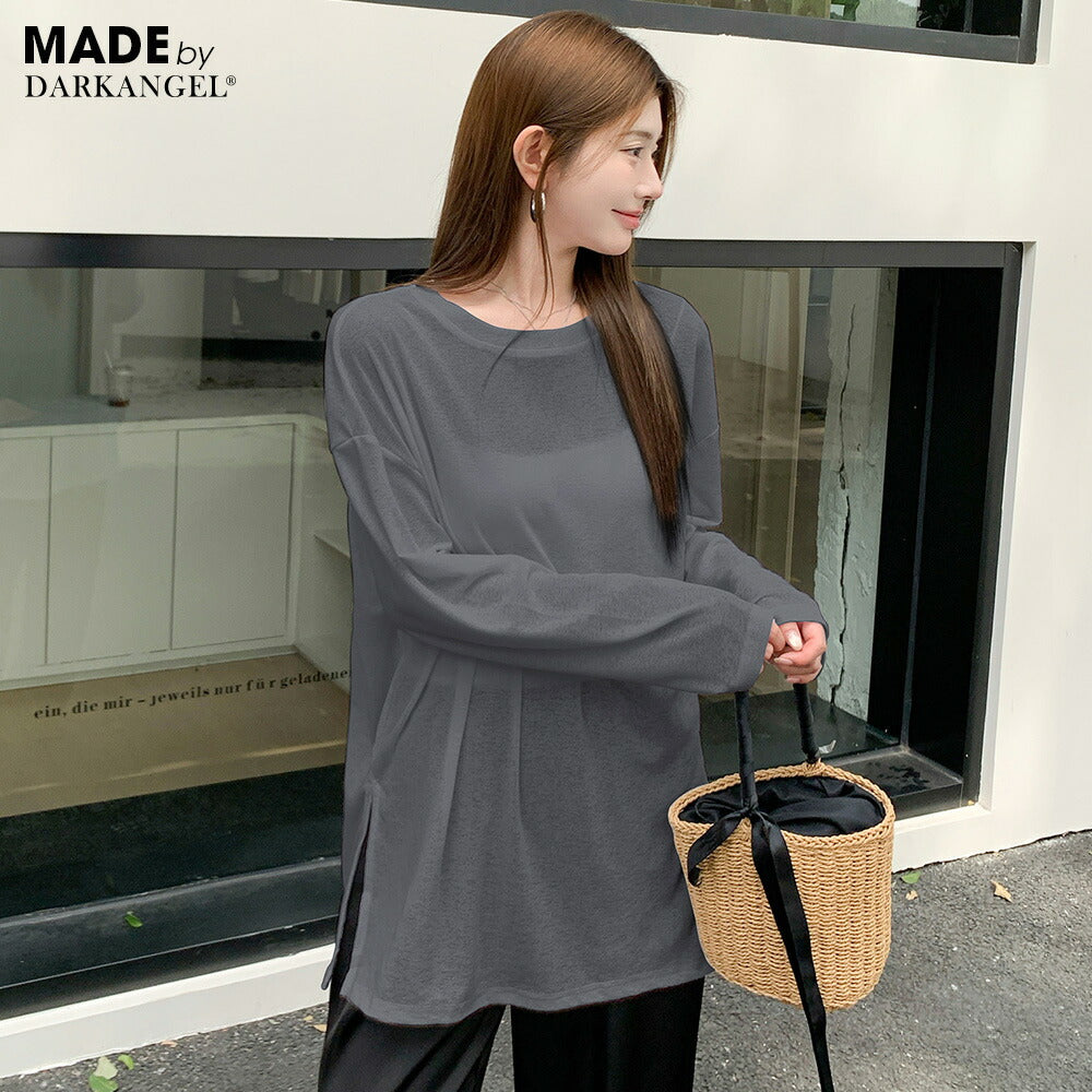 シアーロングスリーブTシャツ