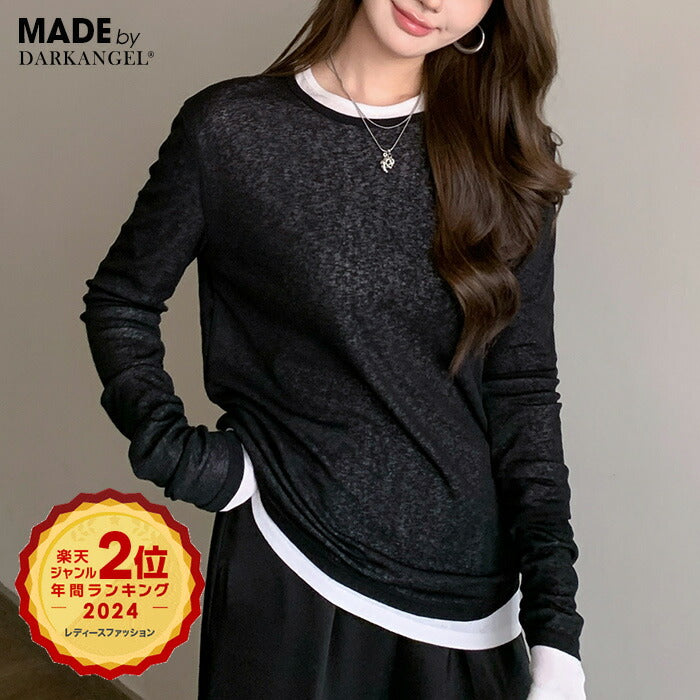 シアーロングスリーブTシャツ