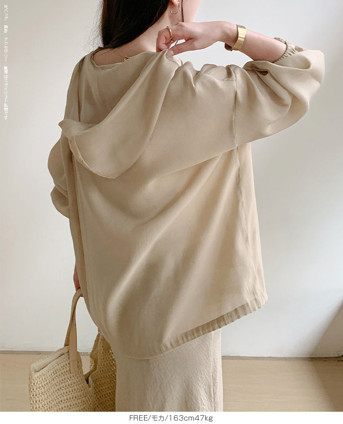 シアーアノラックパーカー