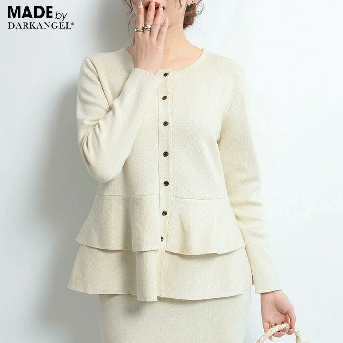 2wayペプラムニットセットアップ