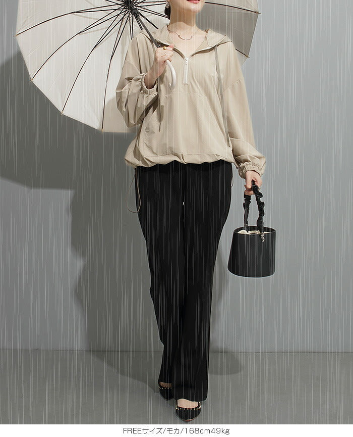 撥水アノラックパーカー