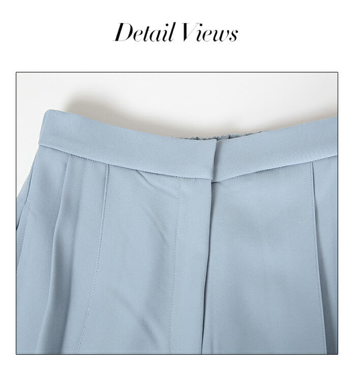 ダブルタックワイドパンツ