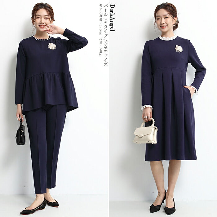 2タイプパールブローチ