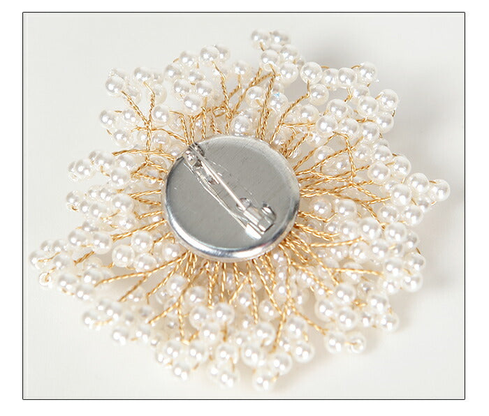2タイプパールブローチ