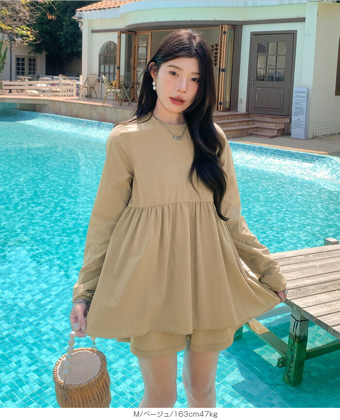 ペプラムラッシュガード