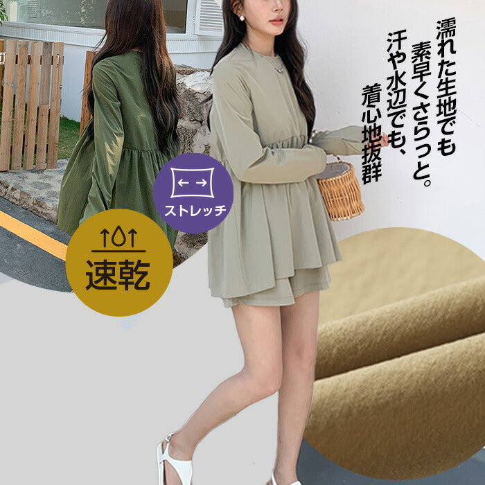 ペプラムラッシュガード