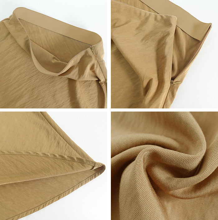 ヴィンテージサテンナロースカート