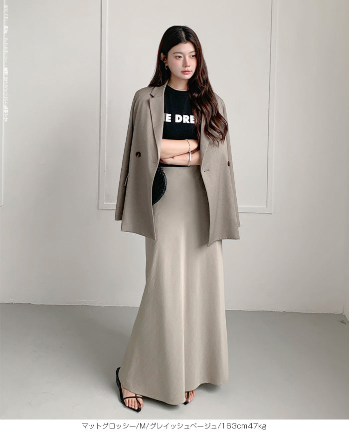 ヴィンテージサテンナロースカート