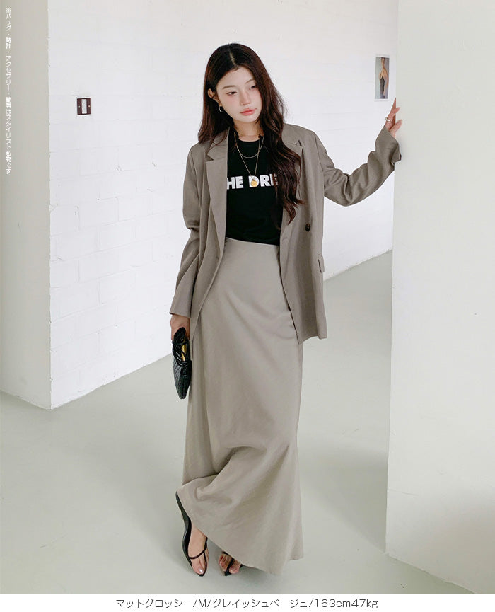 ヴィンテージサテンナロースカート