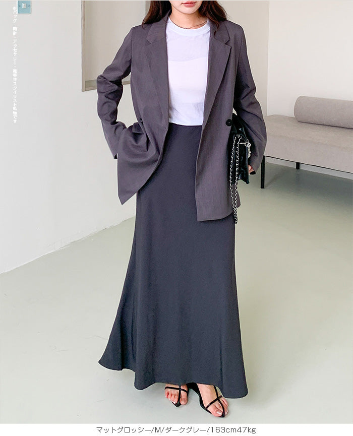 ヴィンテージサテンナロースカート