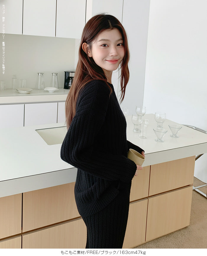 もこもこカーディガン