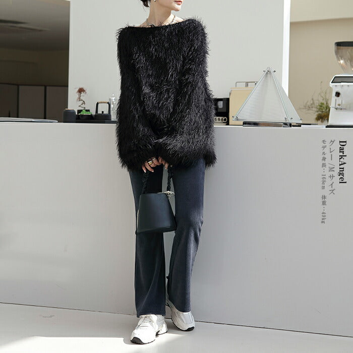 コーデュロイリブパンツ