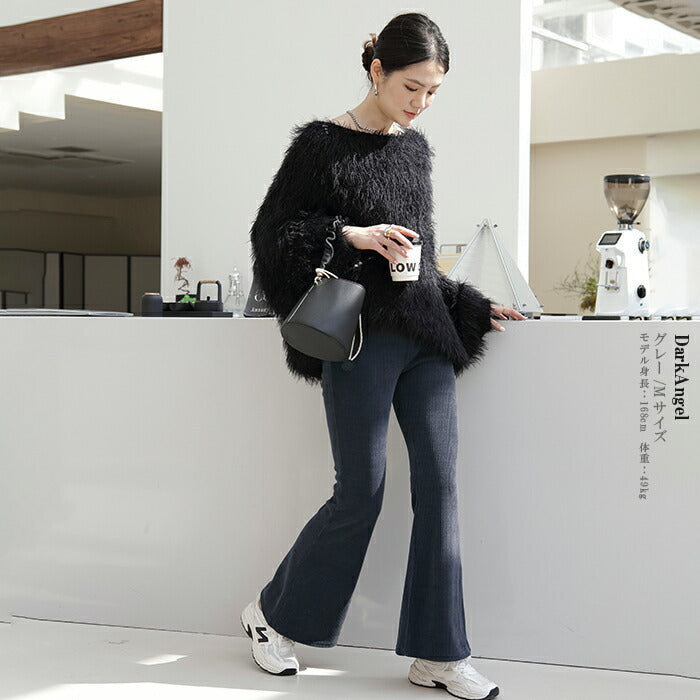 コーデュロイリブパンツ