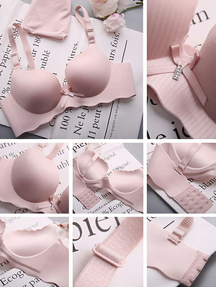 ブラ&シームレスショーツ