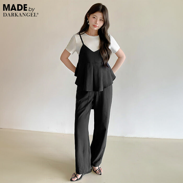 ペプラムキャミセットアップ