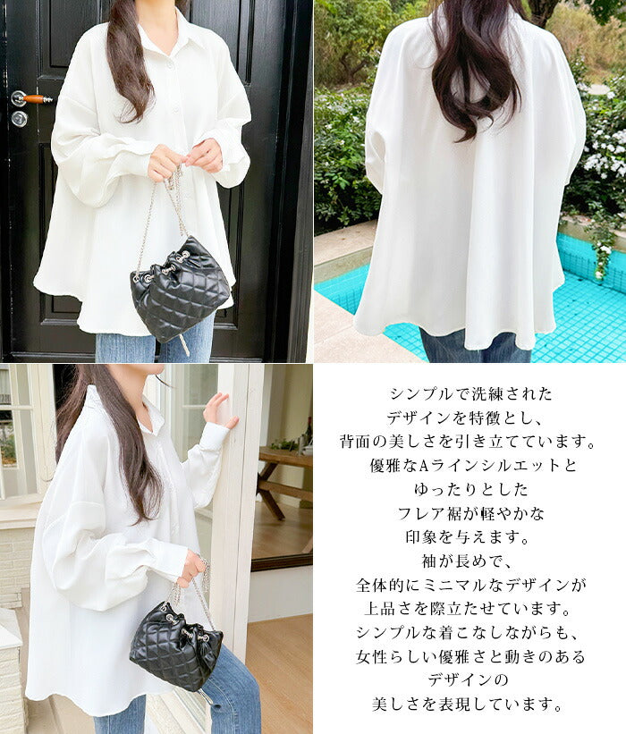 オーバーサイズブラウス