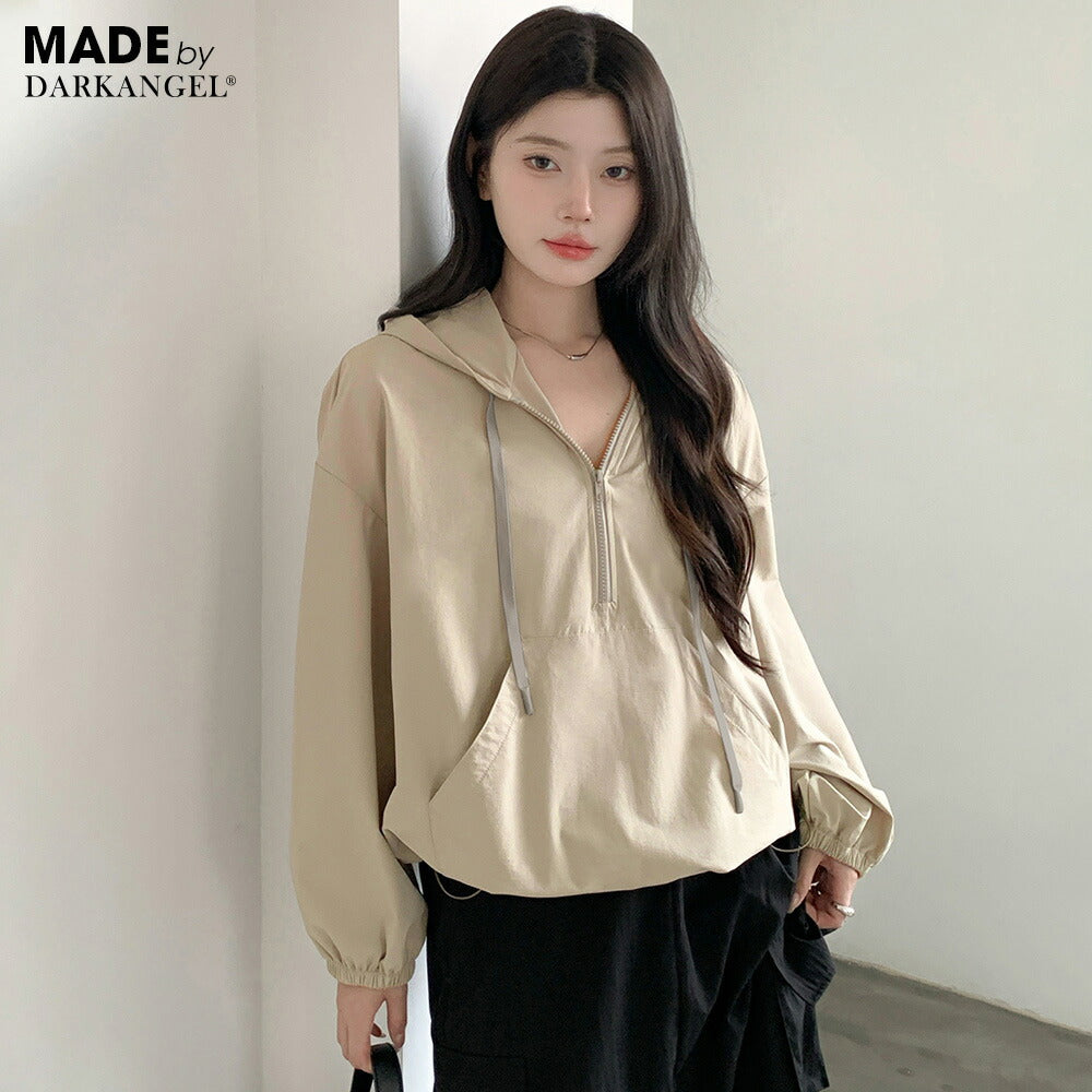 撥水アノラックパーカー