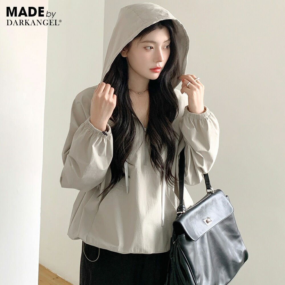 撥水アノラックパーカー