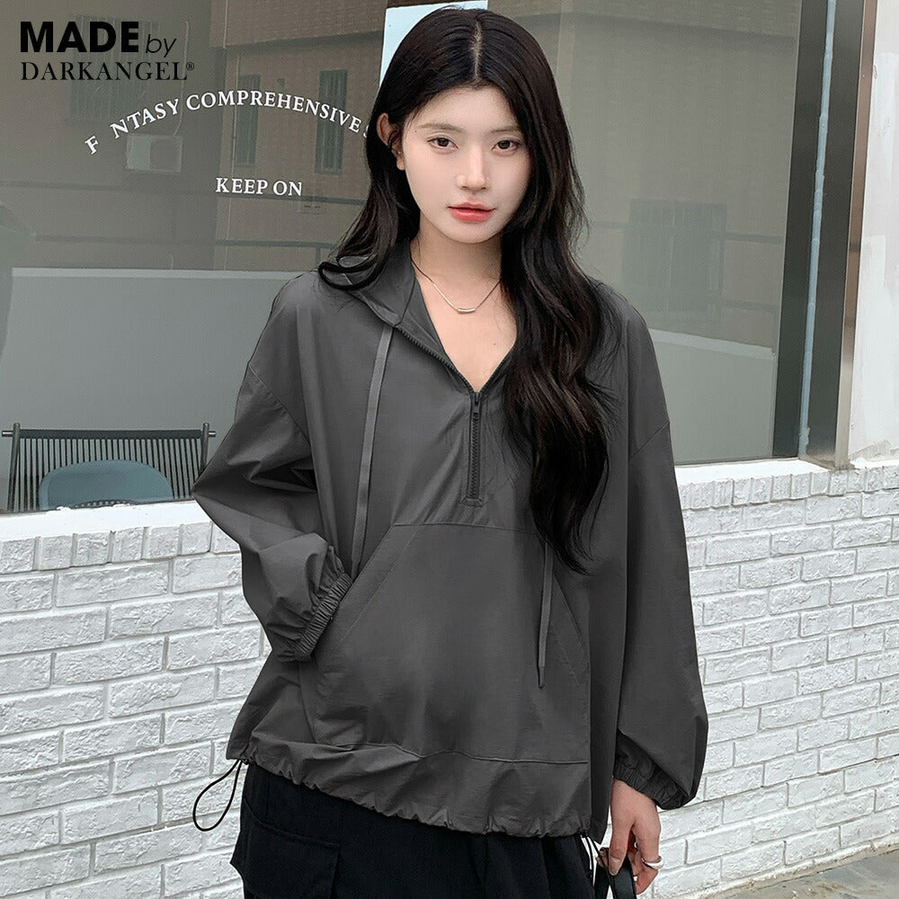 撥水アノラックパーカー