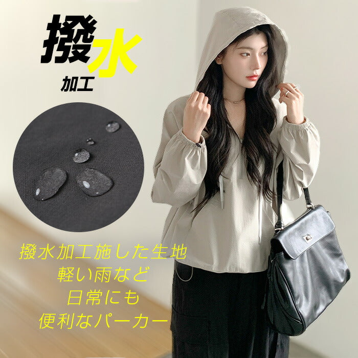 撥水アノラックパーカー