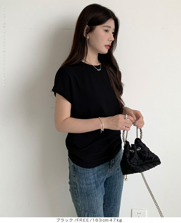 半袖ニットプルオーバー