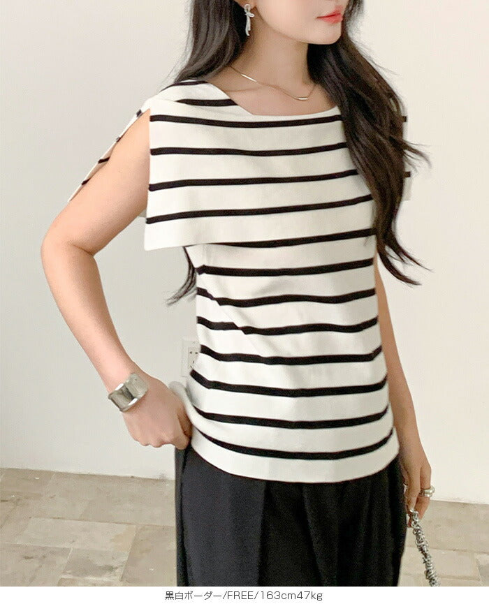 サマーニットトップス