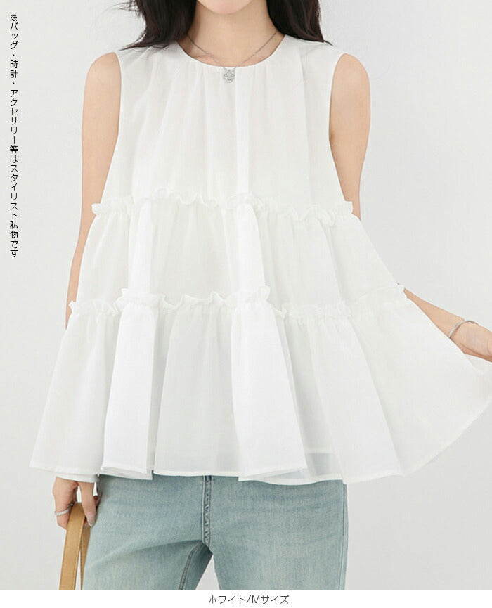 ノースリーブトップス