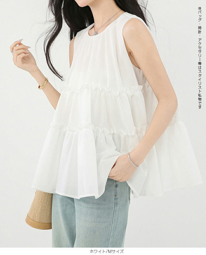 ノースリーブトップス