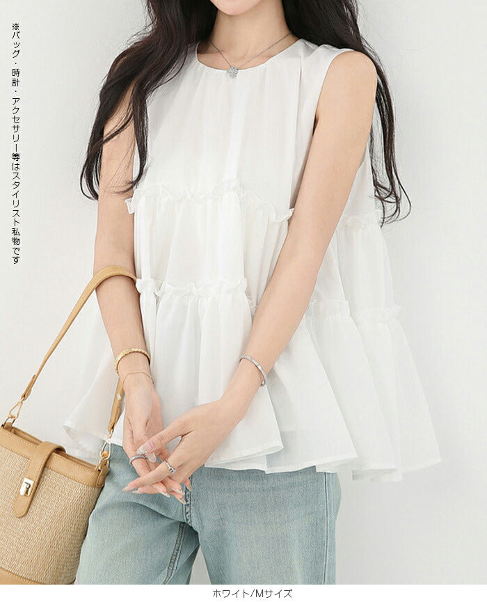 ノースリーブトップス