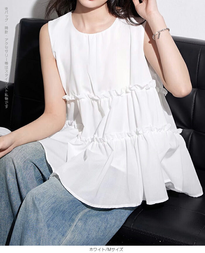 ノースリーブトップス