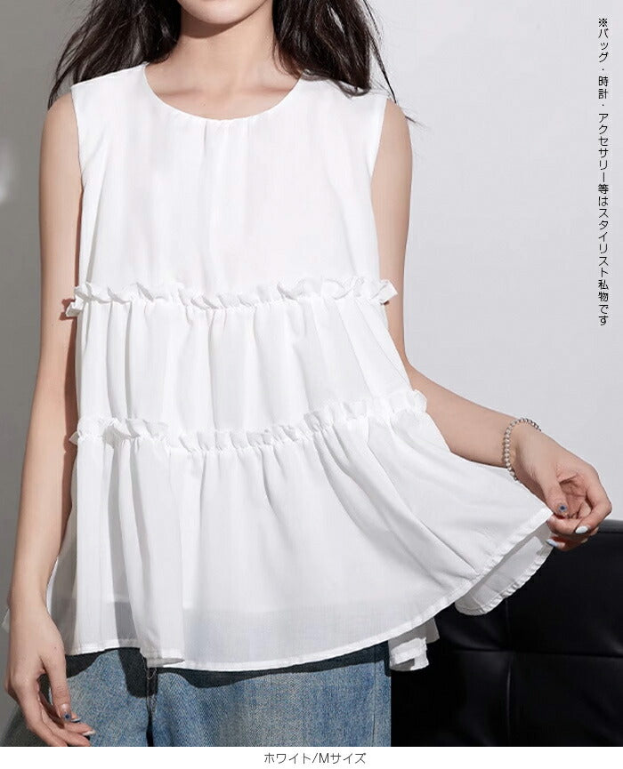 ノースリーブトップス