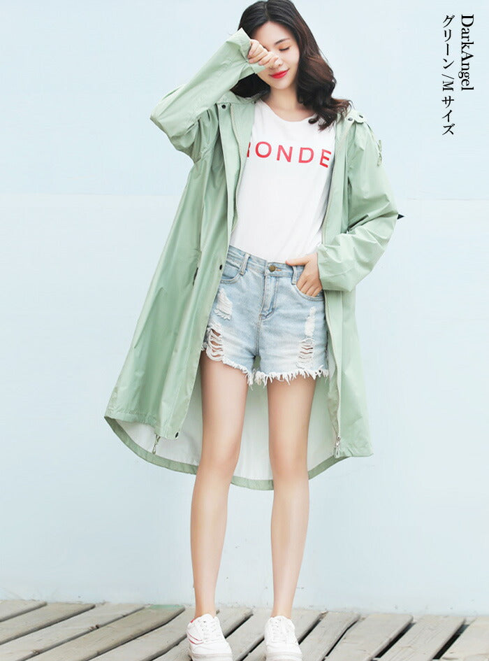 ユニセックスレインコート