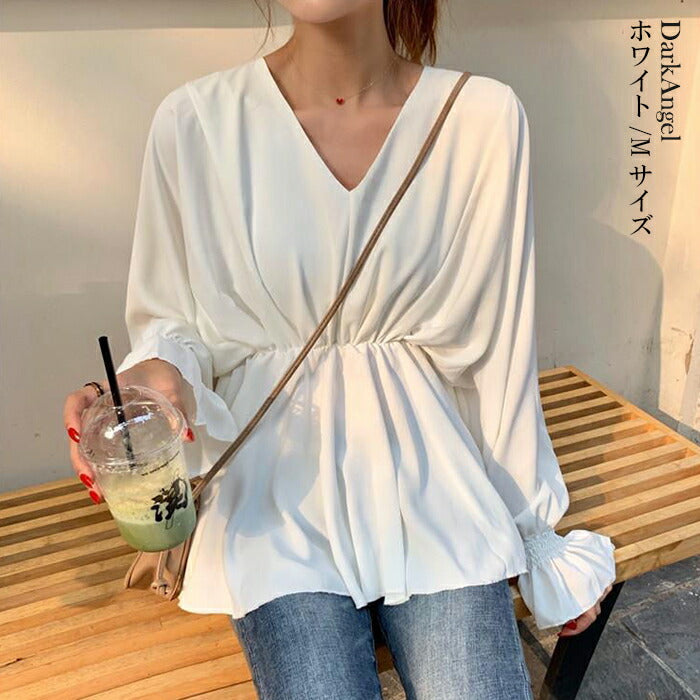 ぺプラムトップス