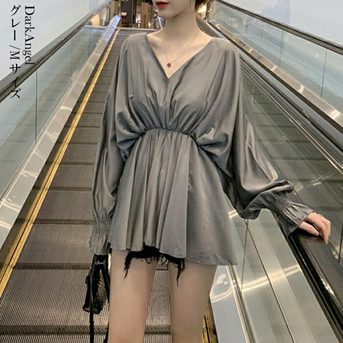 ぺプラムトップス