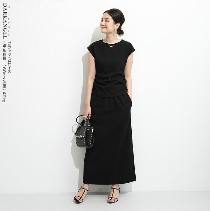 ギャザーフレンチTシャツ