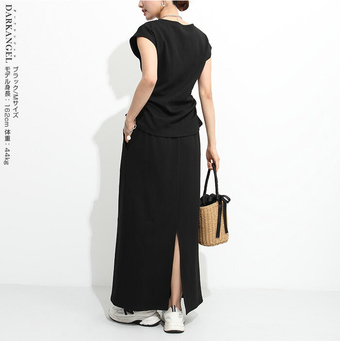 ギャザーフレンチTシャツ