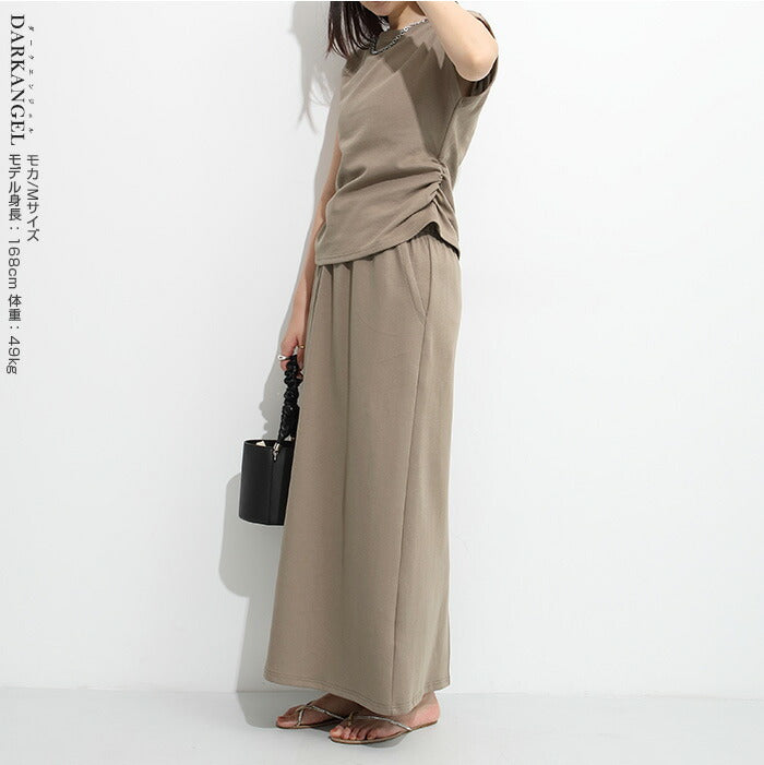 ギャザーフレンチTシャツ