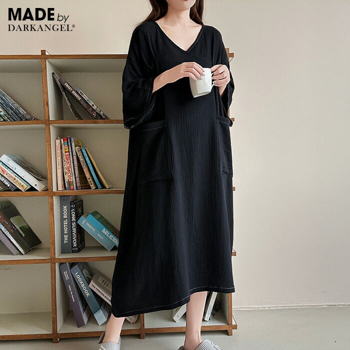 03type | 綿100% | 湯上りガーゼワンピース