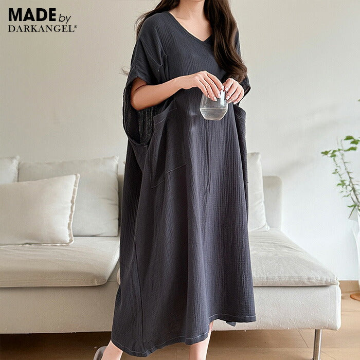 03type | 綿100% | 湯上りガーゼワンピース