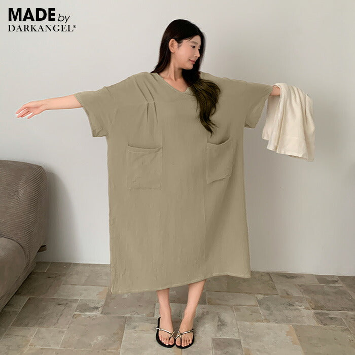 03type | 綿100% | 湯上りガーゼワンピース