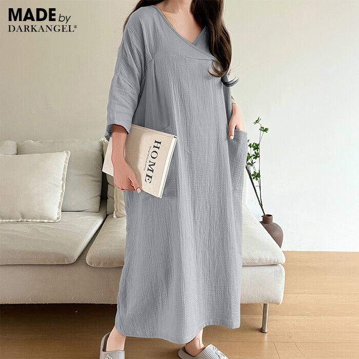 03type | 綿100% | 湯上りガーゼワンピース