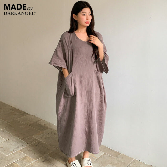 03type | 綿100% | 湯上りガーゼワンピース