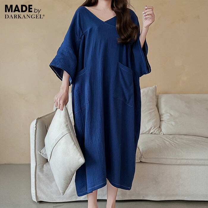 03type | 綿100% | 湯上りガーゼワンピース